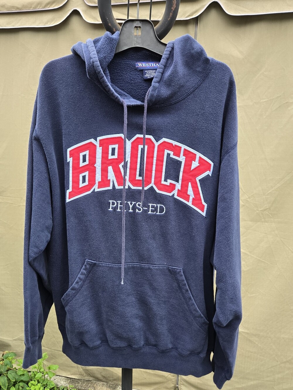 Westhall Brock University Phys-Ed Hoodie Size XL